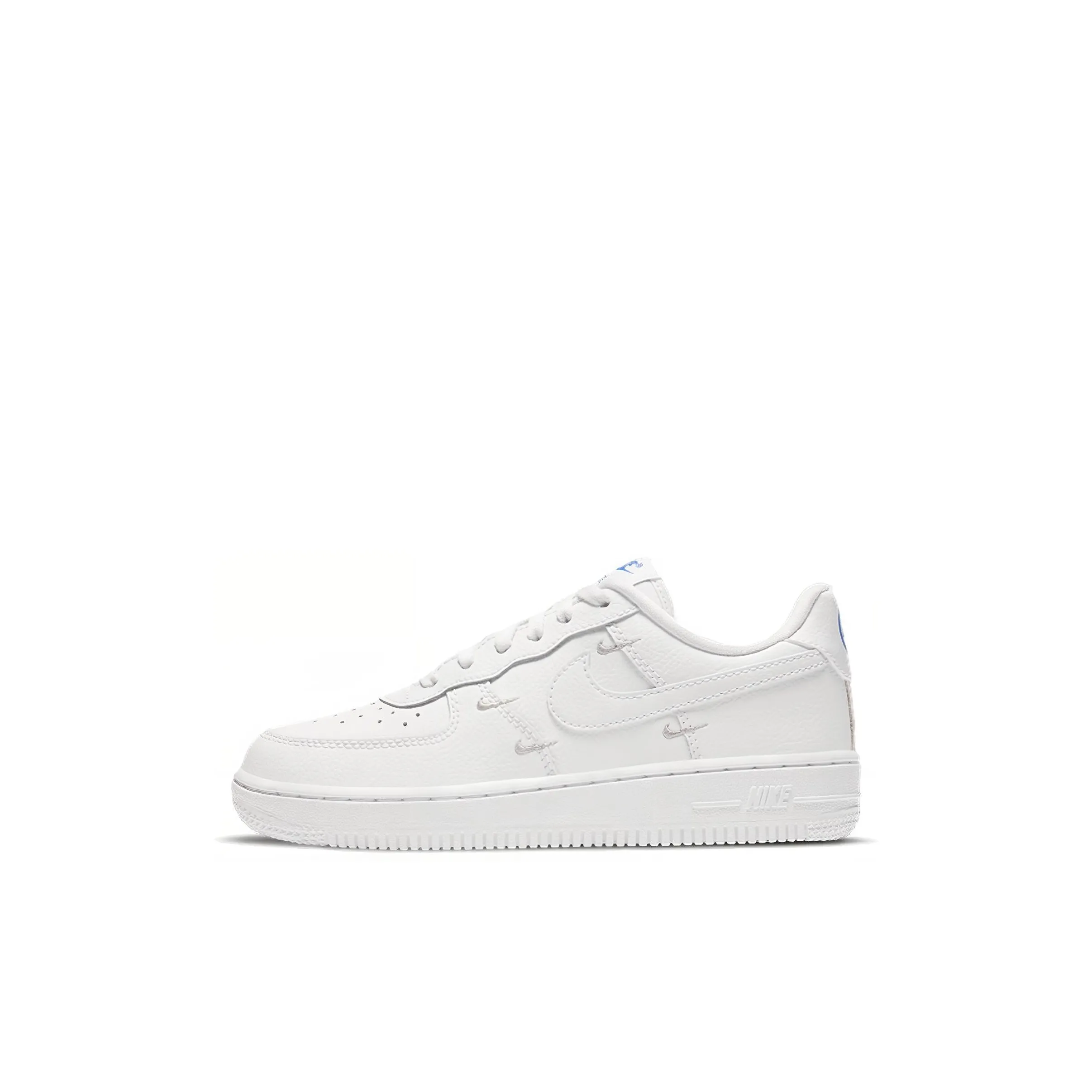 Nike Air FORCE 1 FORCE 1 LV8 Ho20 Low Топ Детские Скейтбординги Белый и синий цвет Children Возраст 3-7 лет