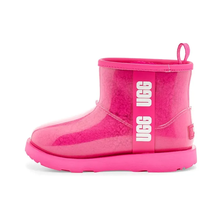 UGG Classic Clear Mini II Boot Rock Rose Kids
