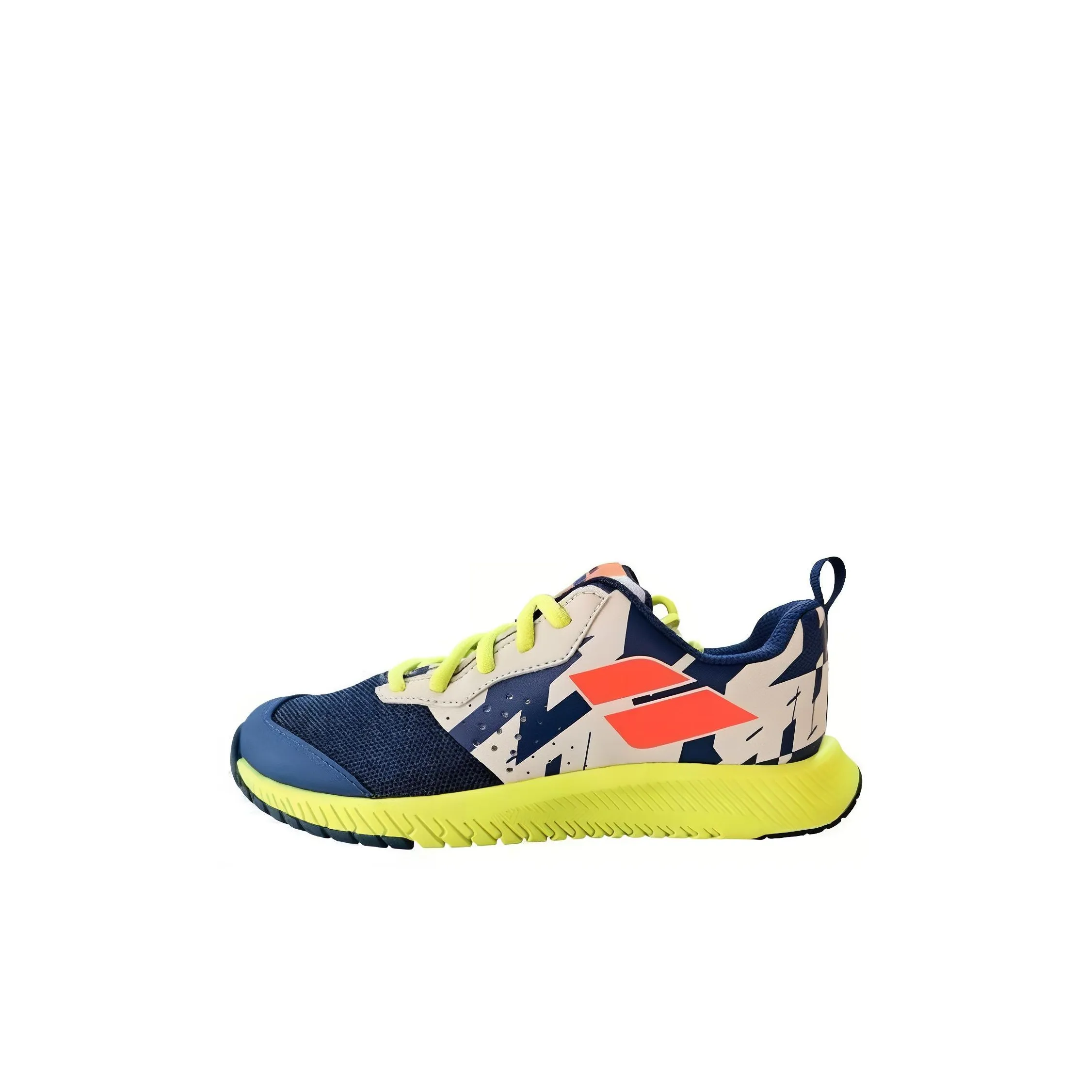 Babolat Slip-Resistant Детские Тренировочные Кроссовки Темно-Синий Желтый Зеленый Малыш