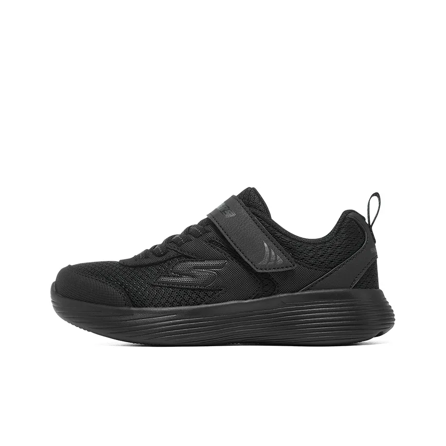 Skechers Go Run 400 V2 Abrasion Resistant Low Top Kids Lifestyle Shoes All Black