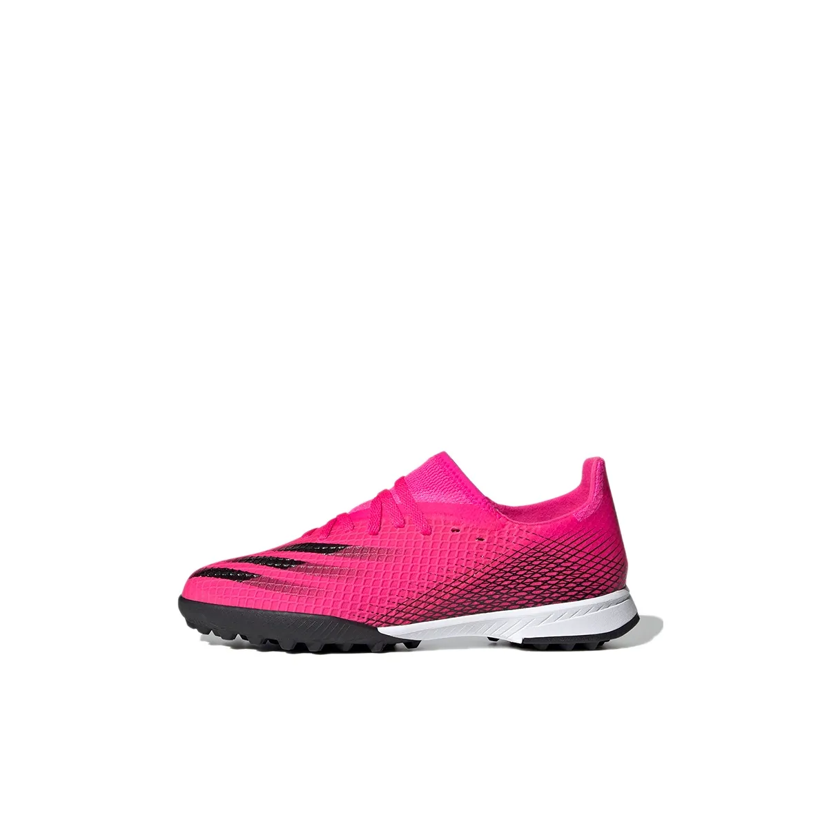 Adidas X GHOSTED 3 Turf K Abrasion Resistant Low Top Kids' Soccer Shoes Rose Red Kids'