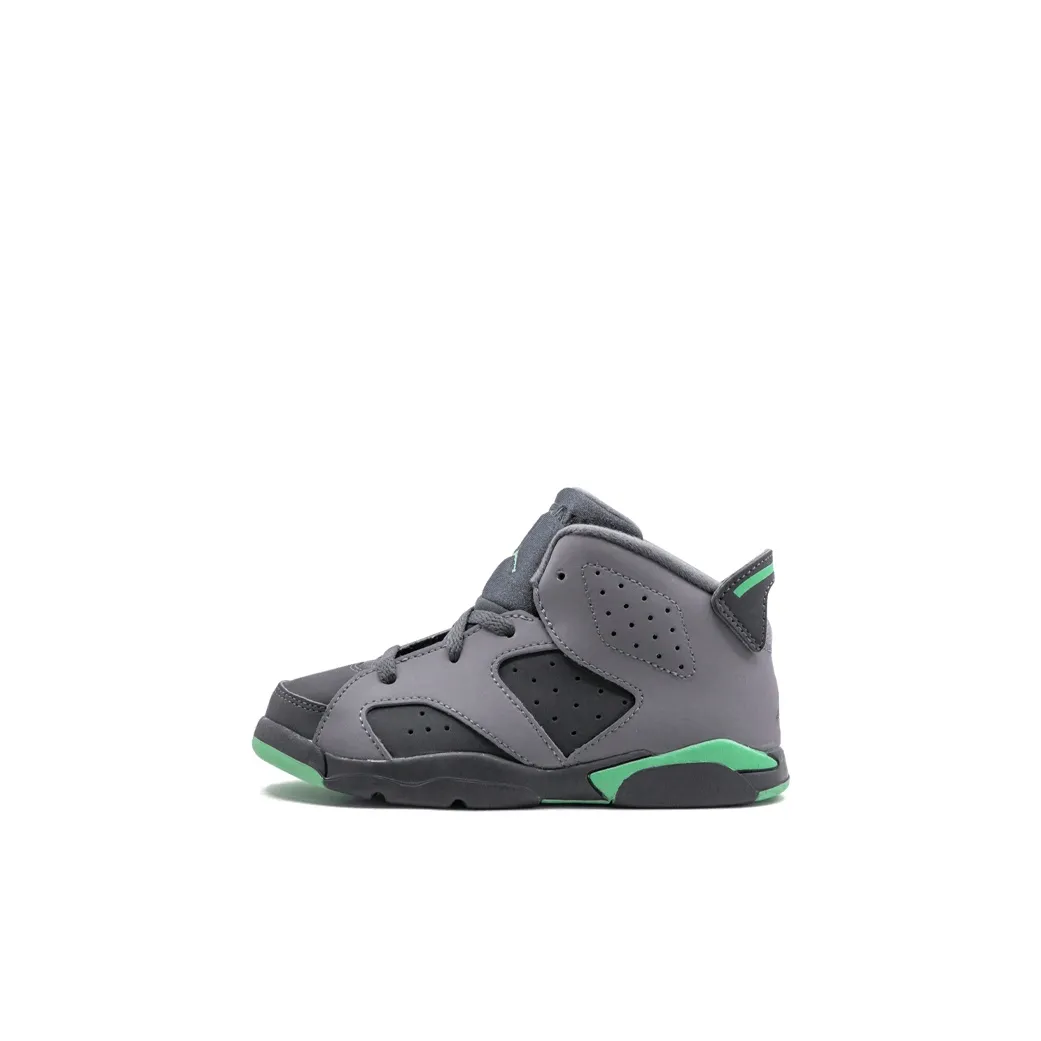 Jordan Air Jordan 6 MID Топ Обувь для малышей Озерный зеленый Infant And Toddler