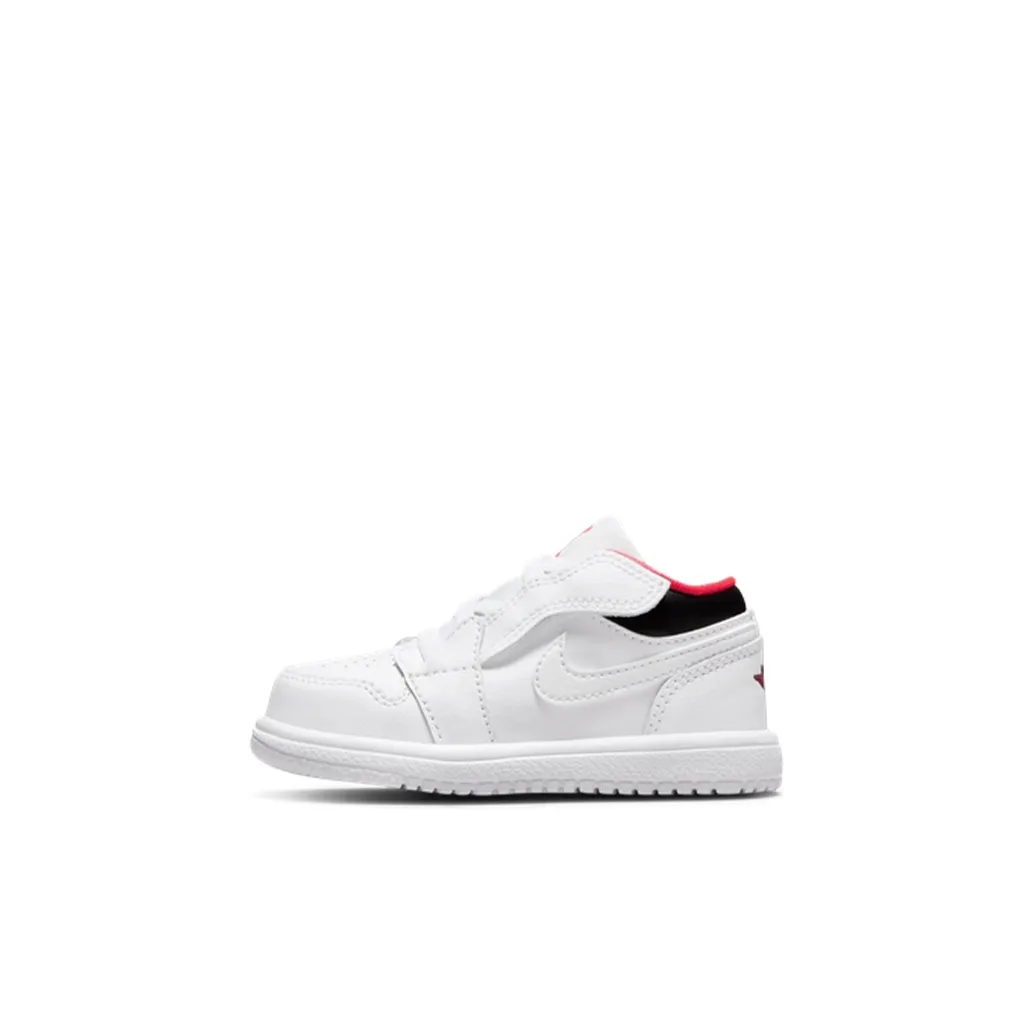 Jordan Air Jordan 1 Low Alt Аbrasion Resistant Низкий Топ Обувь для малышей Белый черный красный Infant And Toddler