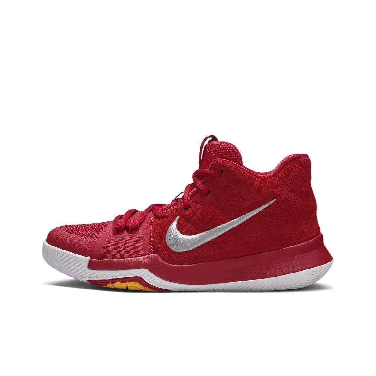 Nike Kyrie 3 Grade School Mid Top Children's Basketball Shoes Red White