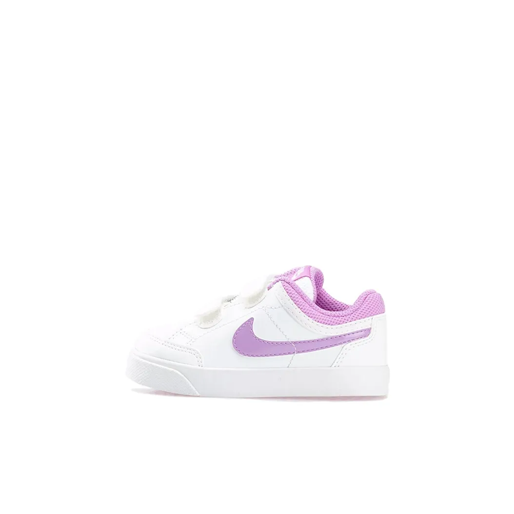 Nike Capri 3 LTR Low Топ Кроссовки для скейтбординга Бело-розовый Infant и Toddler