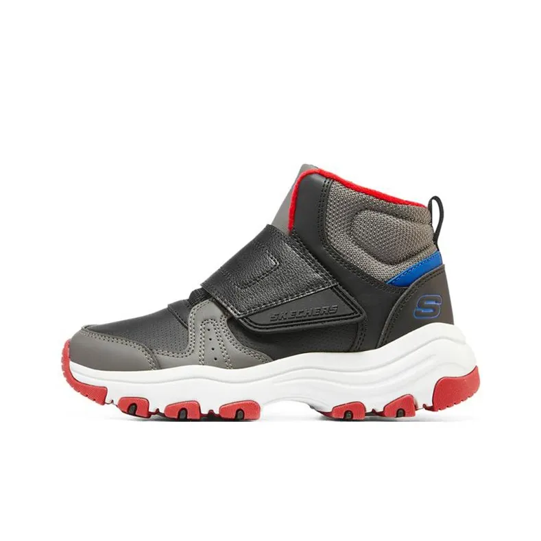 Skechers Slip Resistant Shock Absorbers With Abrasion Resistant Properties High Top Kids Lifestyle Shoes Teenagers
