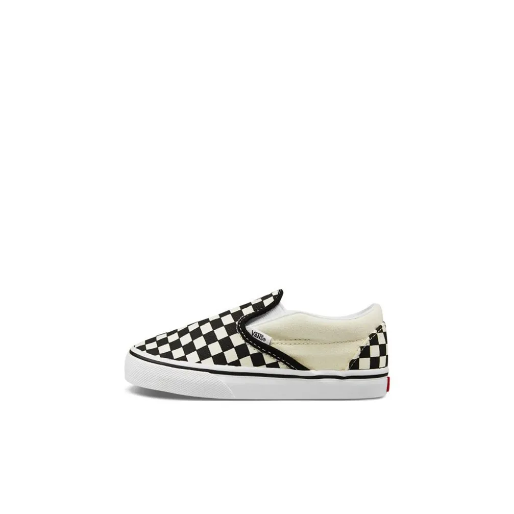 VANS Slip On Series Low Top Скейтборд Кроссовки Черный Белый Малыш И Детский