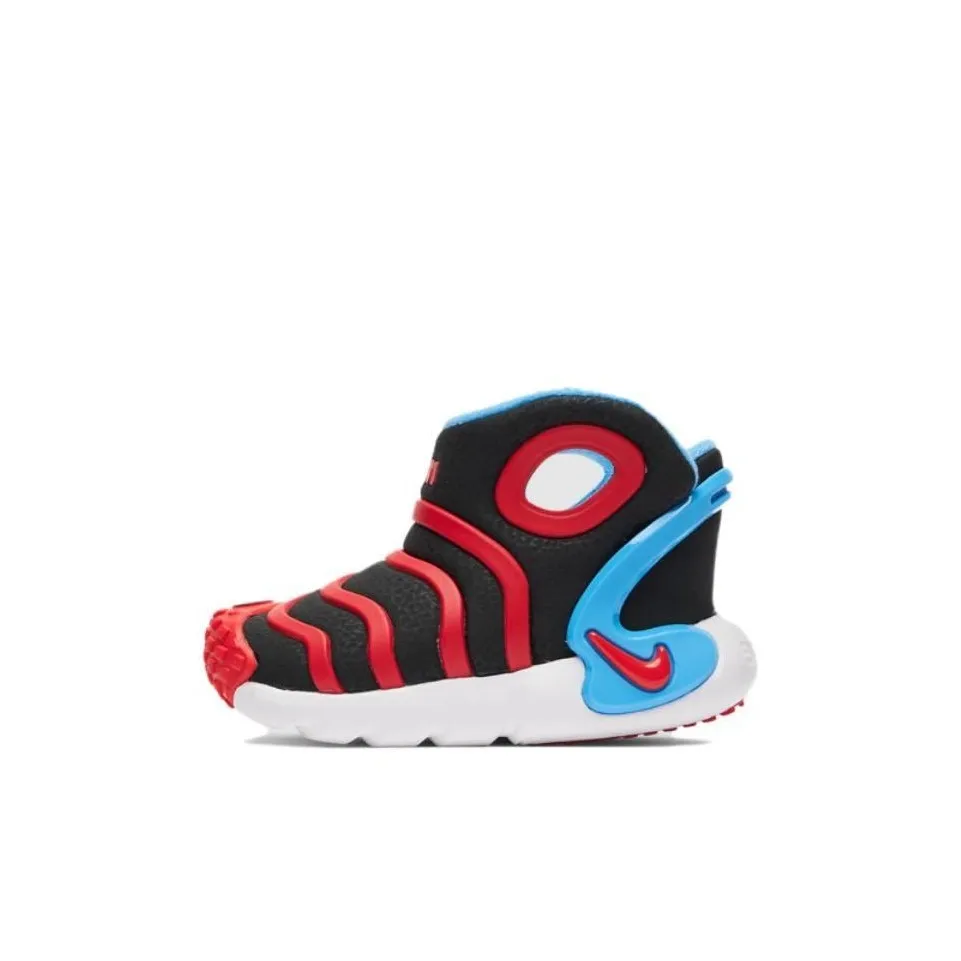 Nike Dynamo GO Boot Low Топ Детские беговые кроссовки Черно-красный Children Возраст 3-7 лет