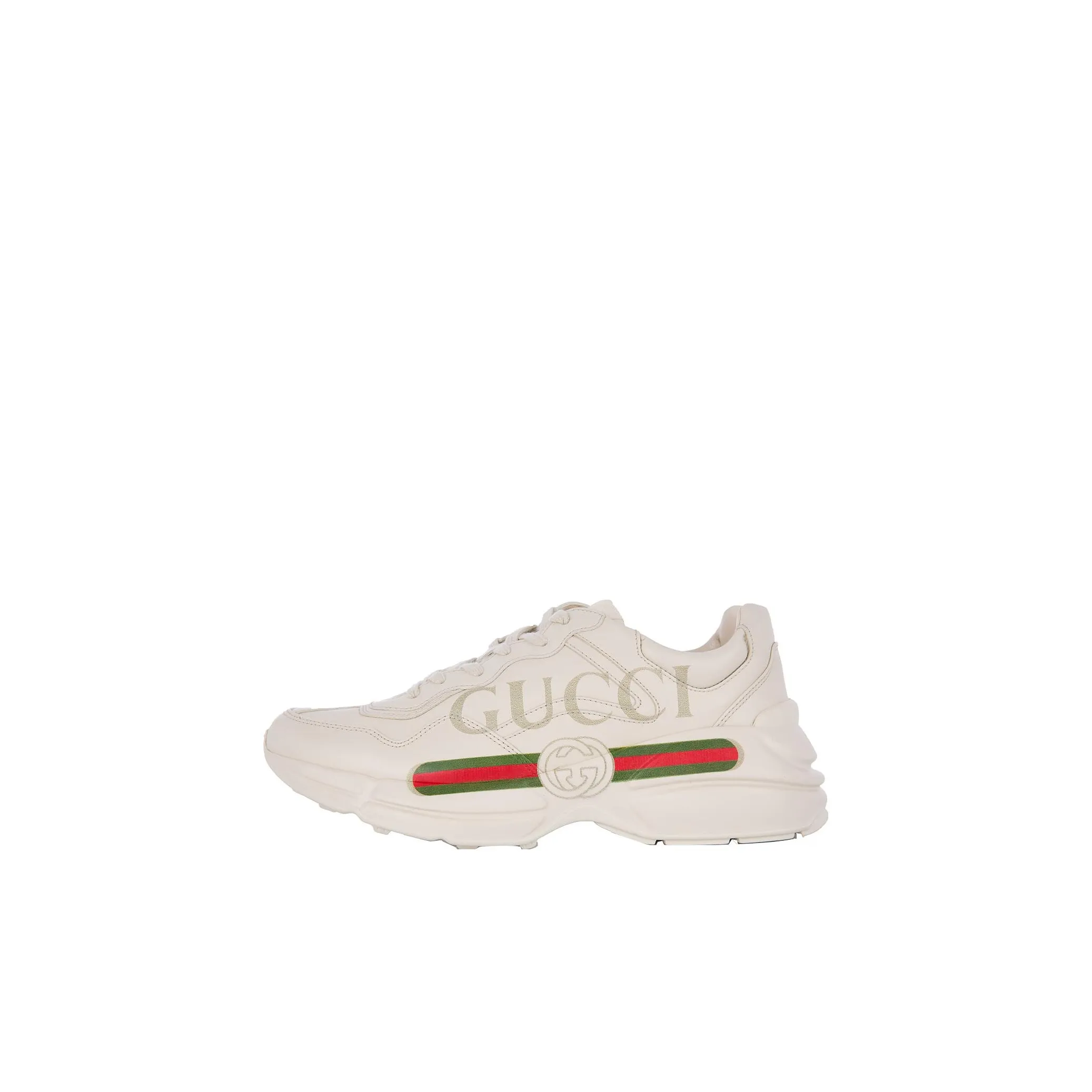 GUCCI Kids Rhyton Leather Sneakers