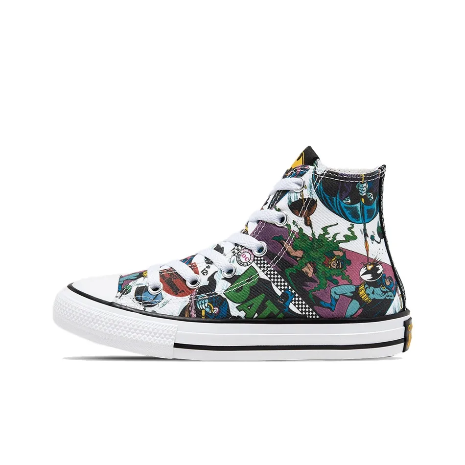 Batman x Converse Chuck Taylor All Star High Top High Top Casual Canvas Shoes Multicolor Teenagers