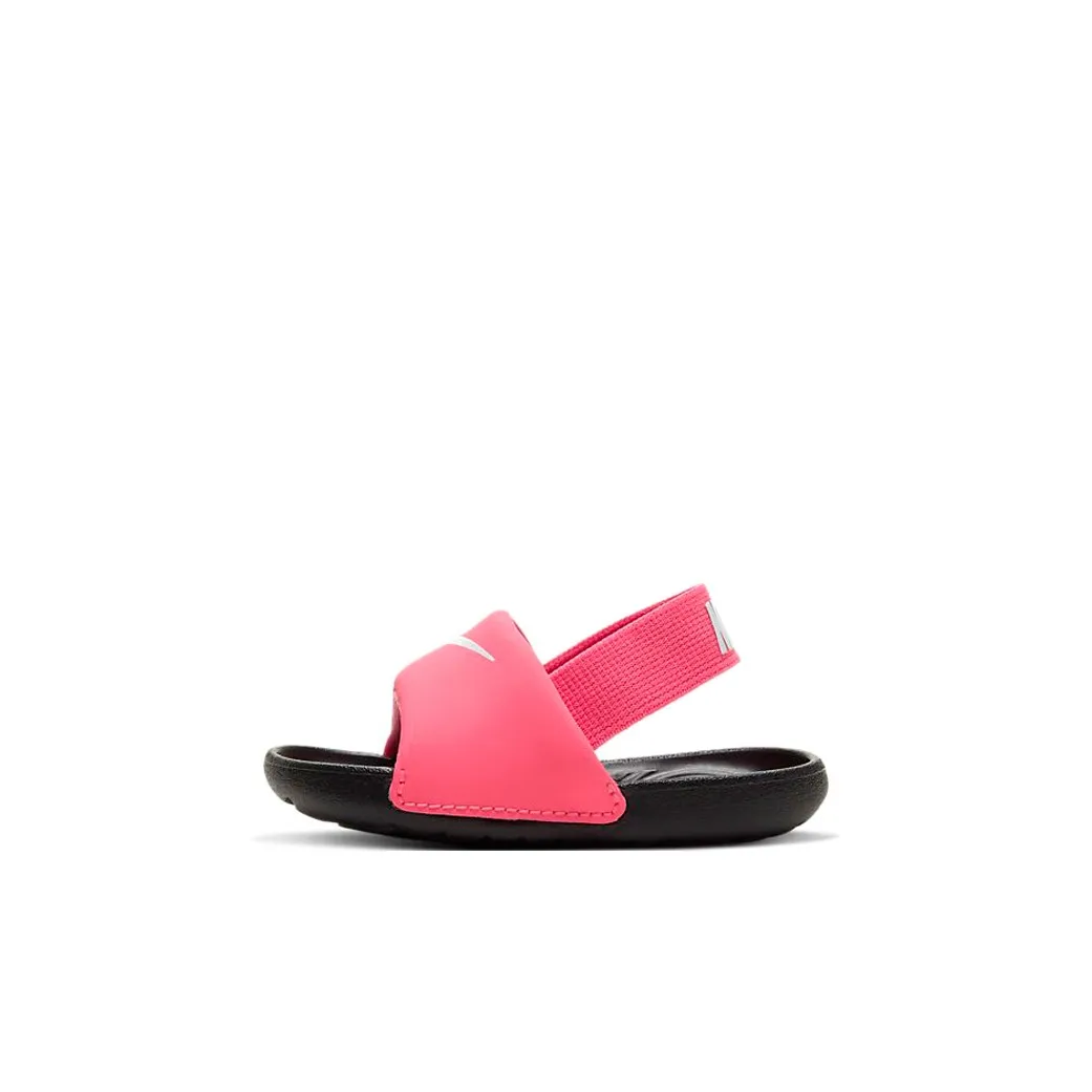 Nike Kawa Slide Обувь для малышей Черный Розовый Infant и Toddler