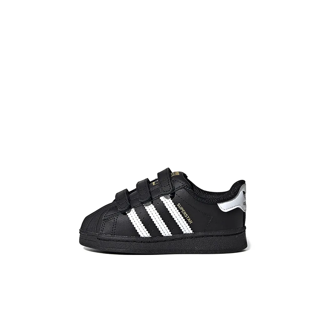 Adidas Originals SUPERSTAR CF I Low Топ Кроссовки для скейтбординга Черный Infant и Toddler