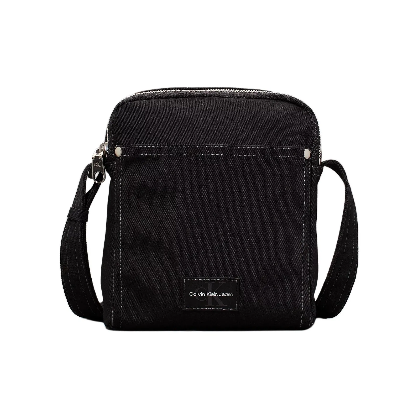 CALVIN KLEIN Переработанный полиэстер Сумка через плечо Мужская Черная