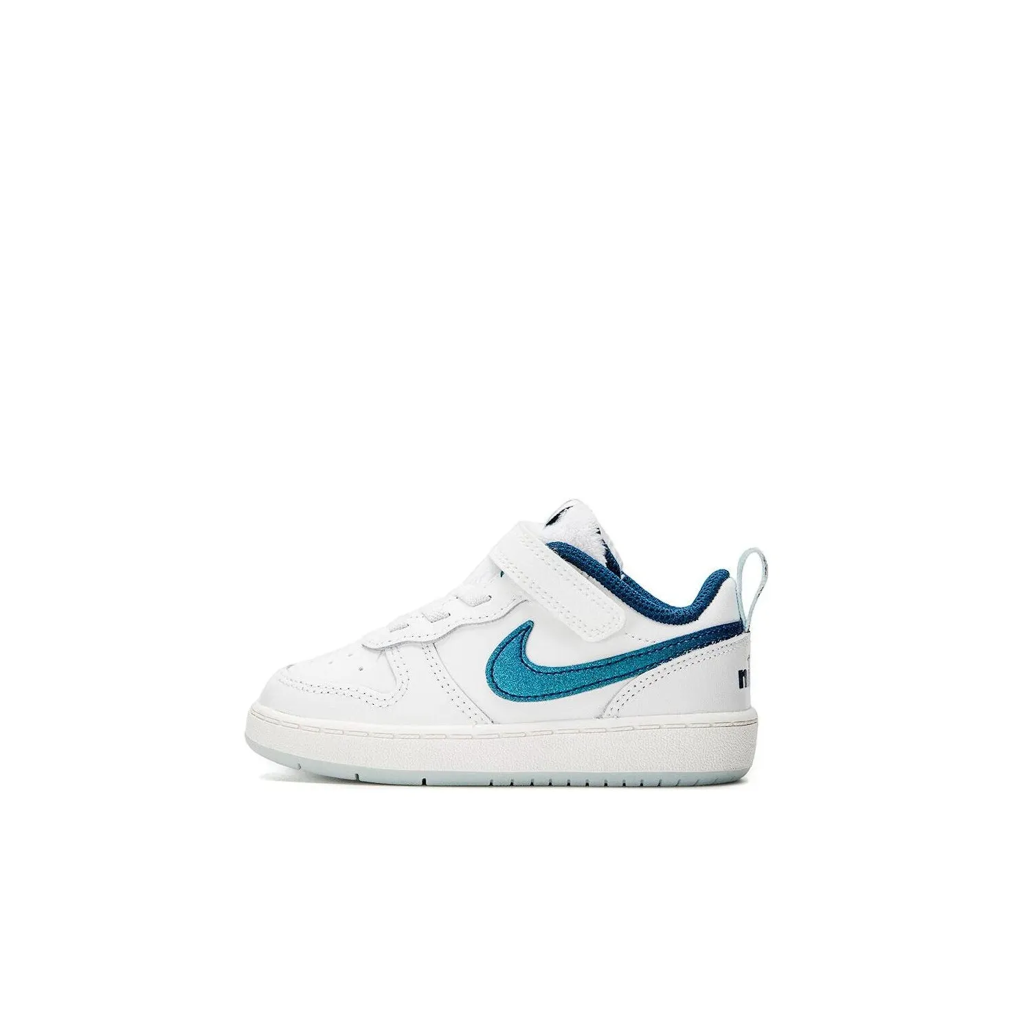 Nike Low 2 SE Slip Resistant Abrasion Resistant Low Top Скейтборд Кроссовки Белый Синий Младенец и Малыш