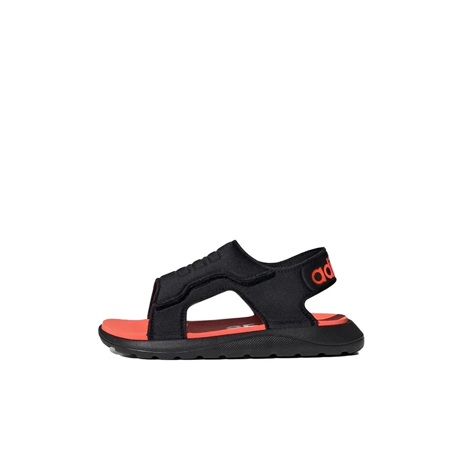 Adidas Comfort Sandal C Slip-resistant Abrasion-resistant Children's Sandals Black Red Children Aged 3-7 Years Adidas Comfort Sandal C Slip-resistant Abrasion-resistant Детские сандалии Черный Красный Для детей 3-7 лет