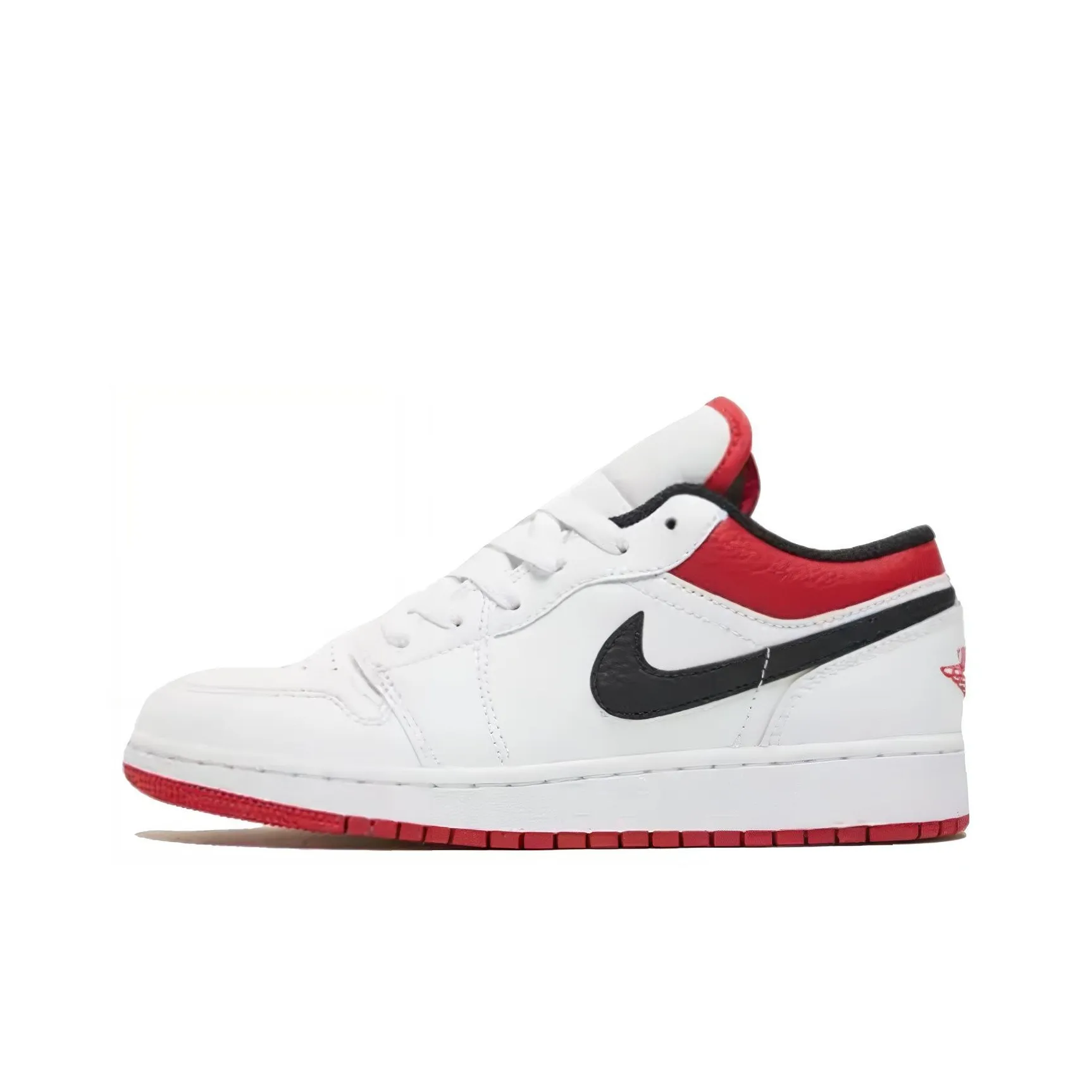Jordan Kids Air Jordan 1 Low "White/Gym Red" Sneakers