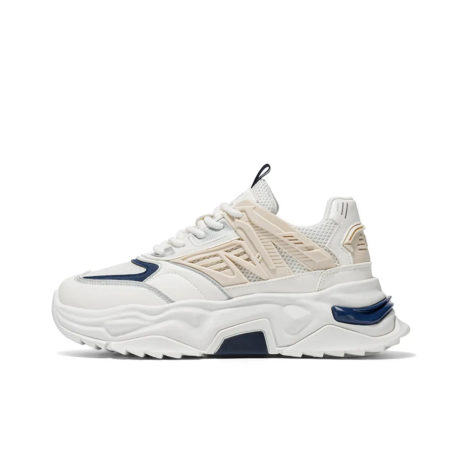 YIVELOVE Anti-Slip And Wear-Resistant Height Increasing Low-Top Chunky Sneakers Men's