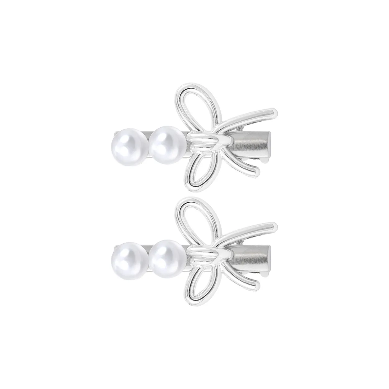 ZANC Alloy, Faux Pearl Hair Clips Women's
