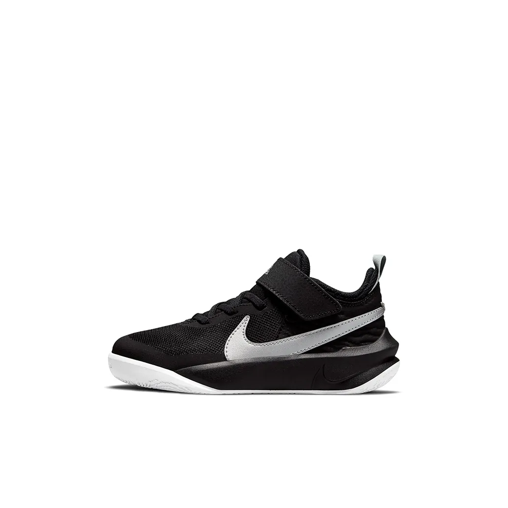 Nike Team Hustle D 10 Slip-resistant Амортизация Устойчивость к истиранию Низкий топ Детские баскетбольные кроссовки