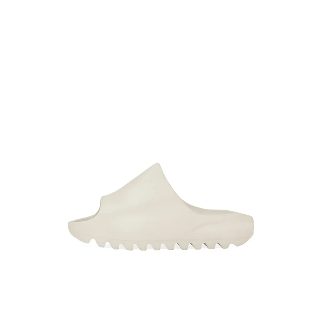 Adidas Originals Yeezy Slide Slip Resistant Anti KICK Детские домашние тапочки Белый Children Aged 3 7 Лет