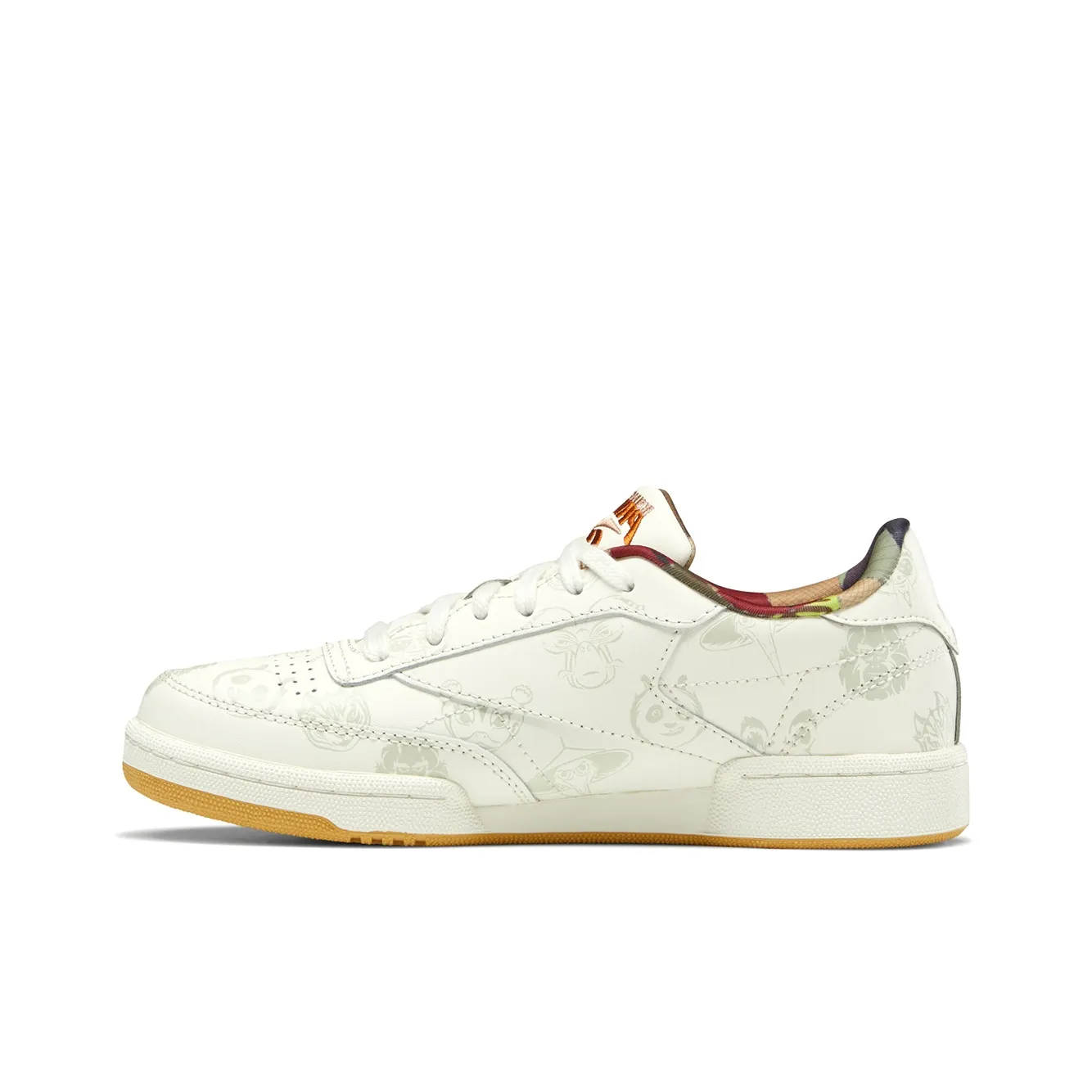 Кунг-фу Панда x Reebok Низкий Топ Детские Скейтбординги Экрю Подростки