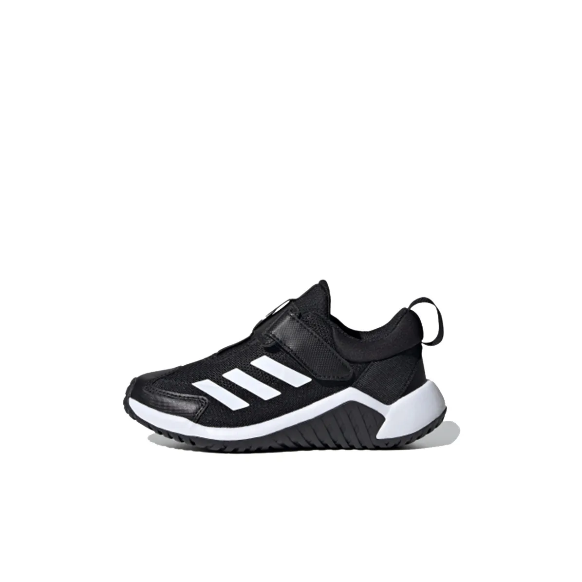 Adidas 4Uture Sport AC K Slip Resistant Abrasion Resistant Low Топ Беговые кроссовки Черный белый Детский