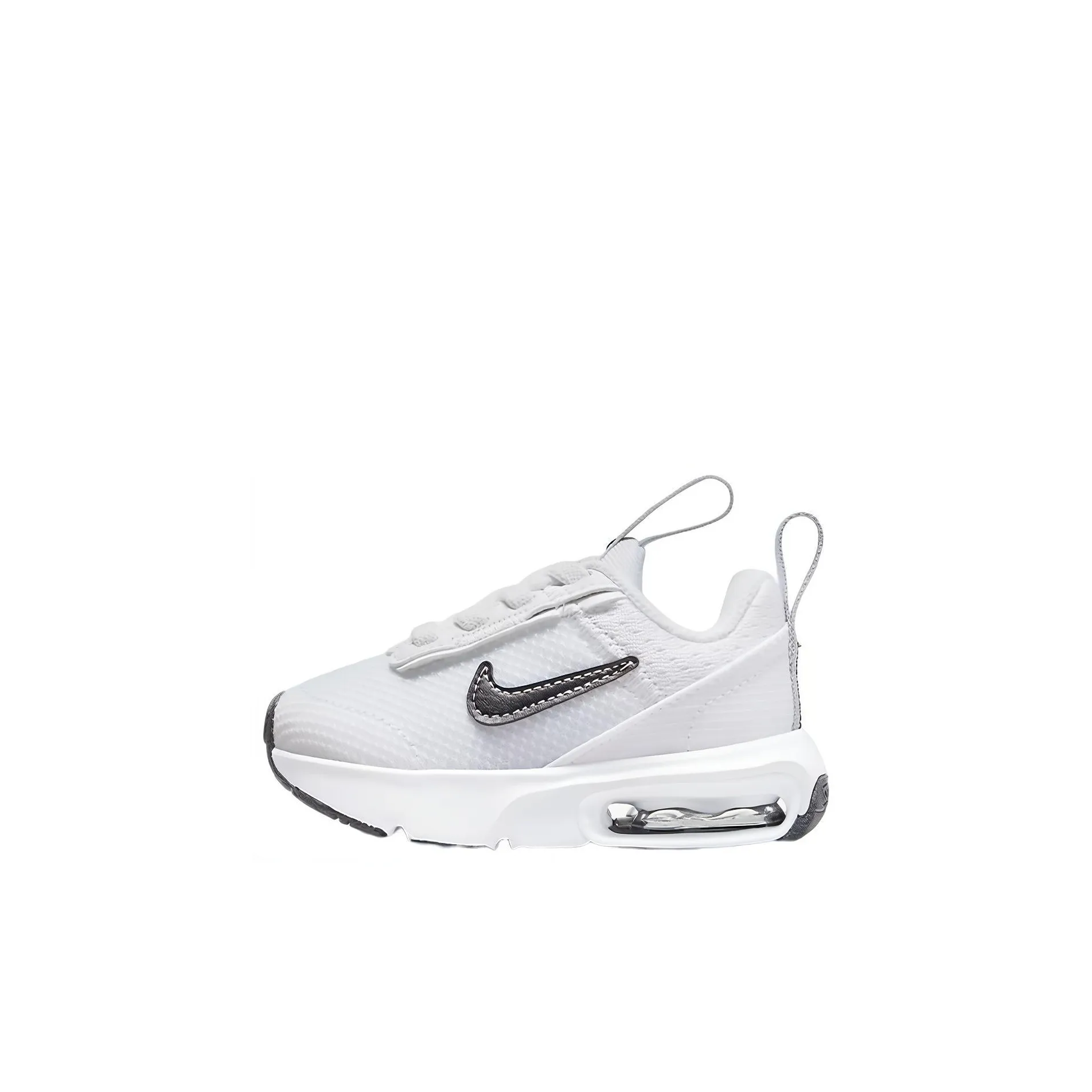Nike Air Max INTRLK Лайт Амортизация Устойчивость к истиранию Поддержка Низкий Топ Обувь для малышей Белый черный Для младенцев и малышей