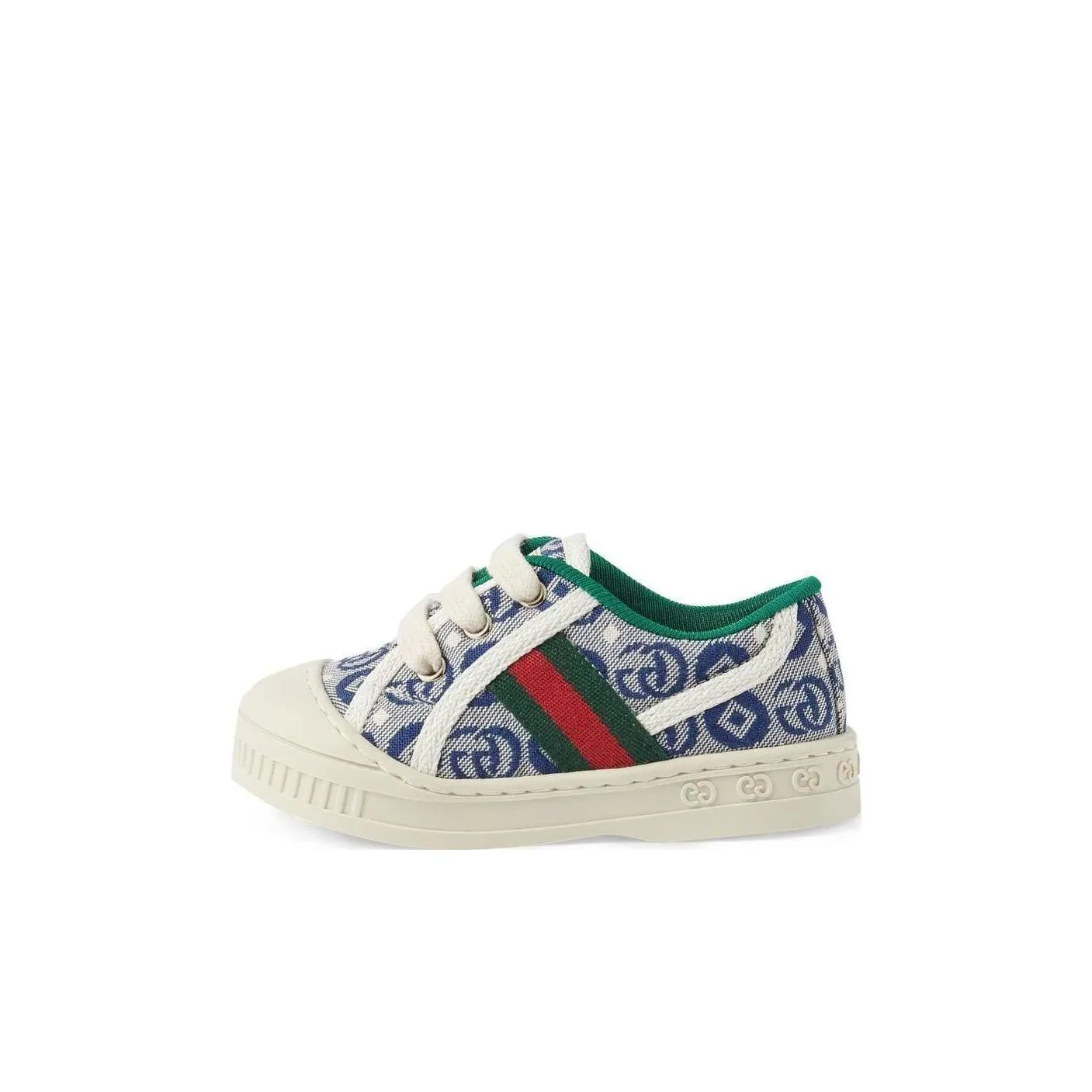 GUCCI Kids 1977 Tennis Jacquard-print Sneakers