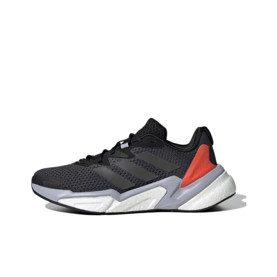 Adidas X9000l3 PRIMEGREEN Jetboost Бег J Slip-resistant Низкий Топ Детская Беговая Обувь Черный Серый