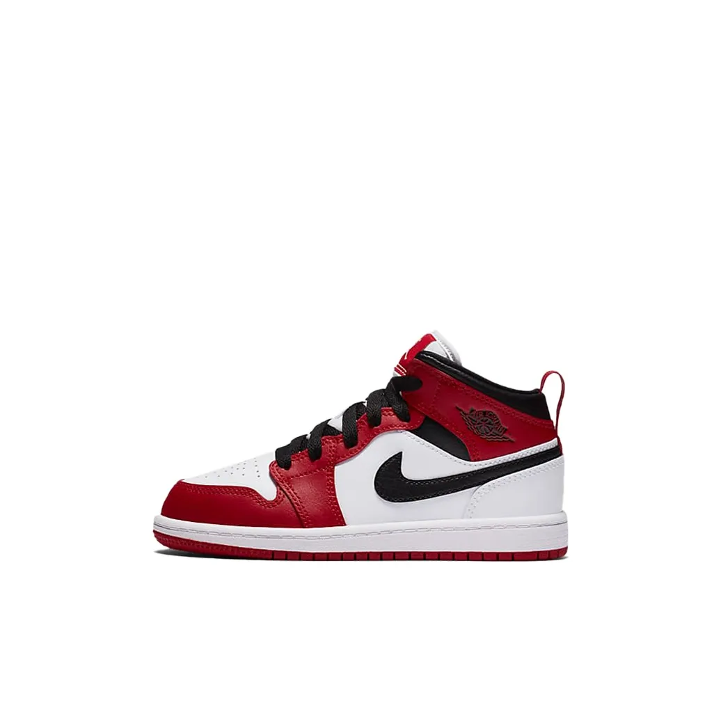 Jordan Air Jordan 1 Детские баскетбольные кроссовки MID Топ Pre School