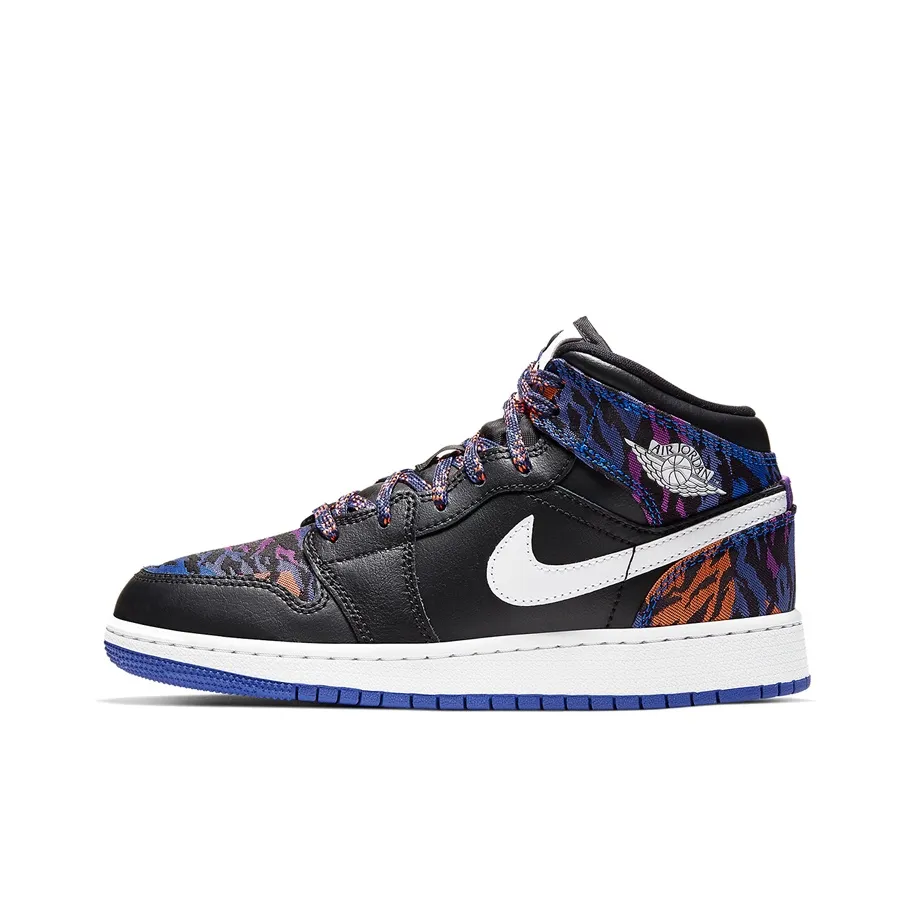 Jordan 1 Mid Multi-Color Tiger Stripe GS