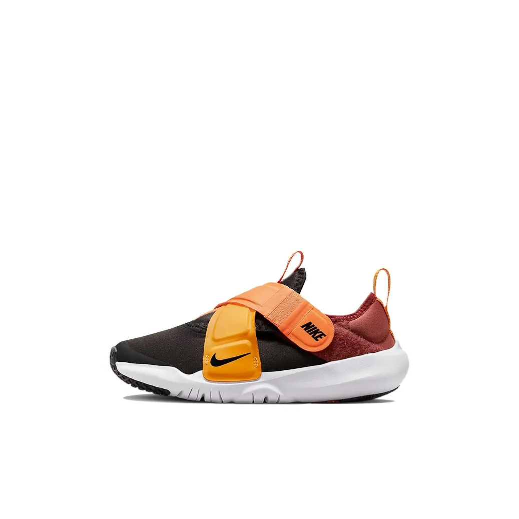 Nike Flex Advance Low Беговые кроссовки Черный Оранжевый для детей 3-7 лет