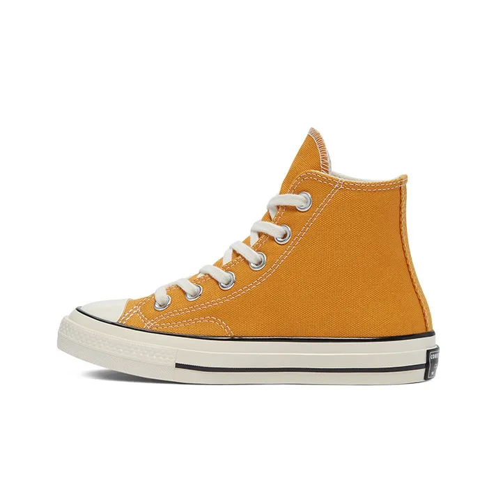 Converse 1970s Chuck Taylor All Star High Top Canvas Shoes Yellow