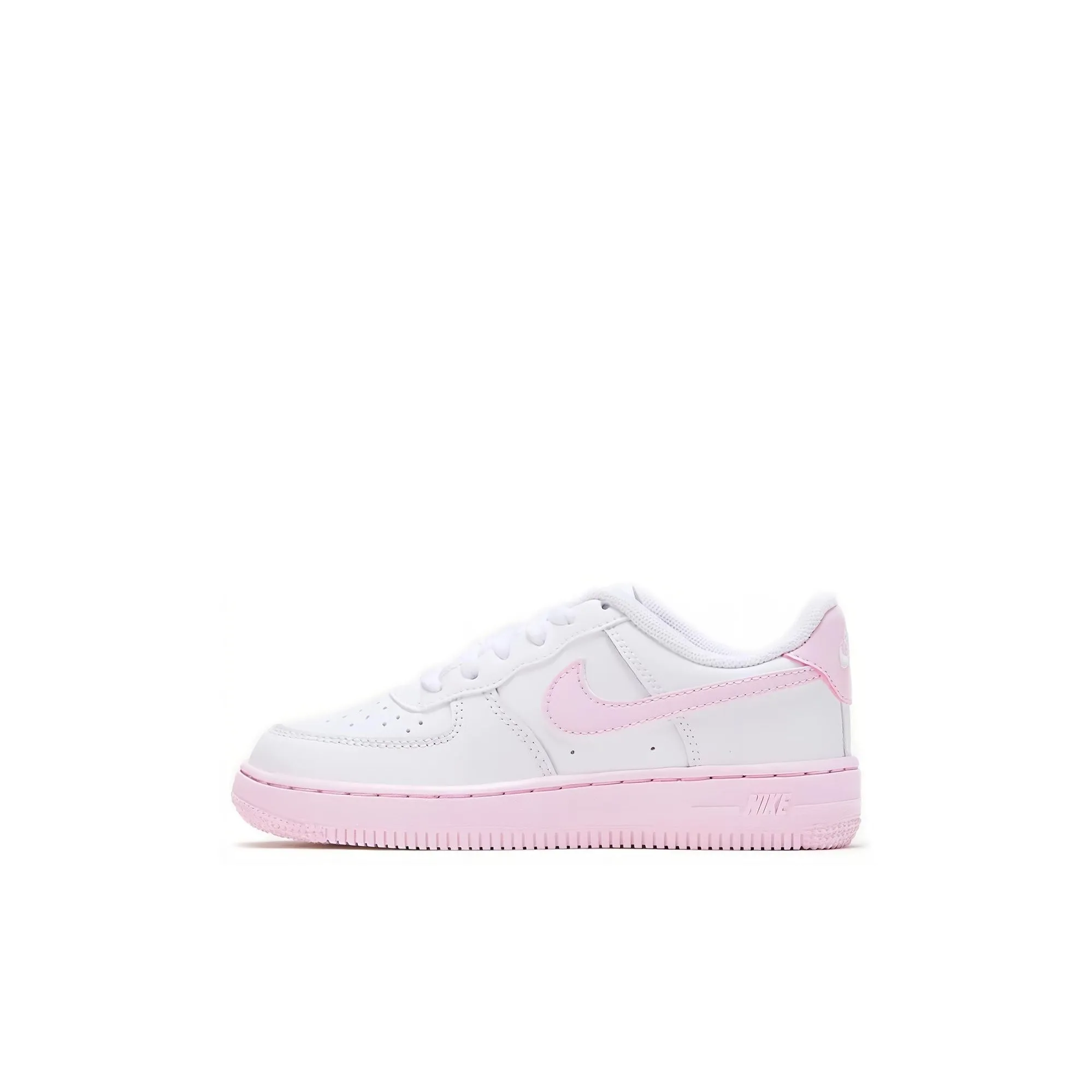 Nike Air Force 1 Low Топ Скейтборд Кроссовки Розово-белый Для детей 3-7 лет