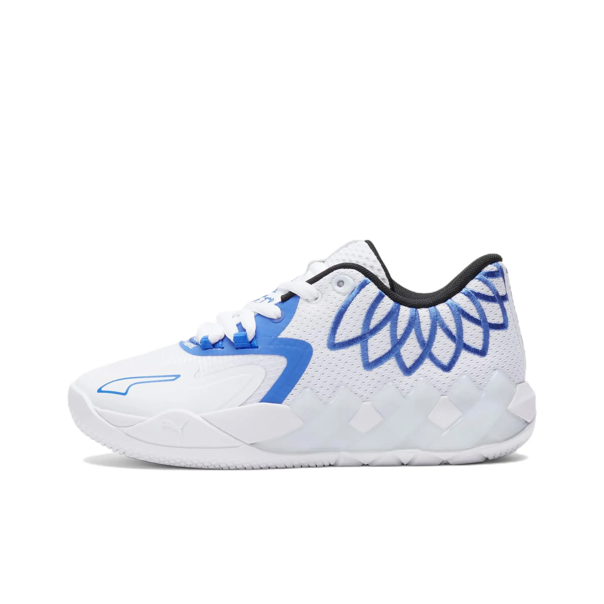 PUMA MB.01 Team COLORS Lo LaMelo Ball 1 Low Топ Баскетбольные кроссовки для игры Белый Синий Подростки