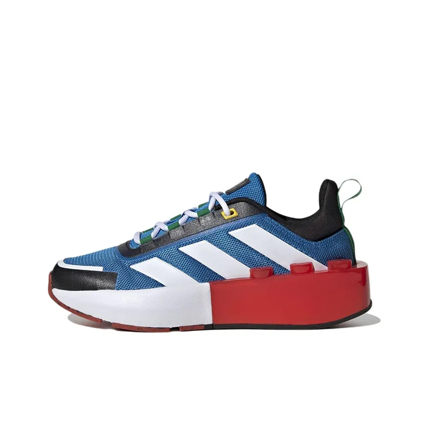 adidas Tech Runner  LEGO X  Big Kid 'Shock Blue Red'