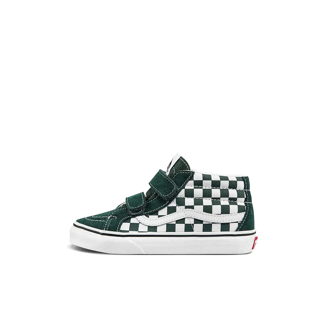 VANS SK8 Reissue MID Топ Детские Скейтбординги Зеленый Белый Children Возраст 3-7 лет