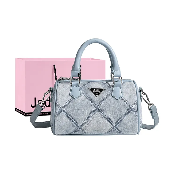 Jade En Plus ПУ (полиуретан) Сумка Стандартная Женская Розовая Синяя