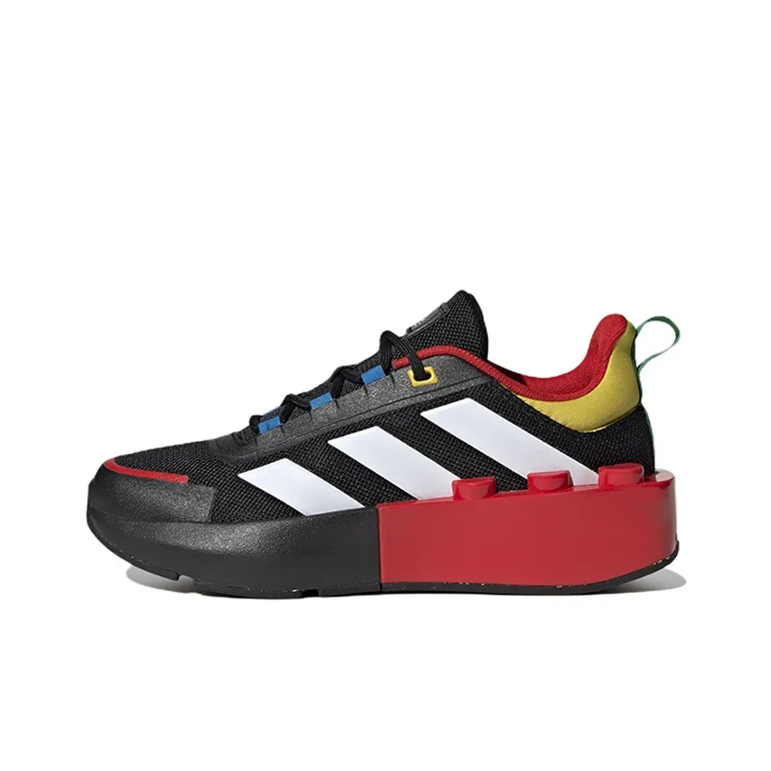 adidas Tech Runner  LEGO X  Big Kid 'Black Red'
