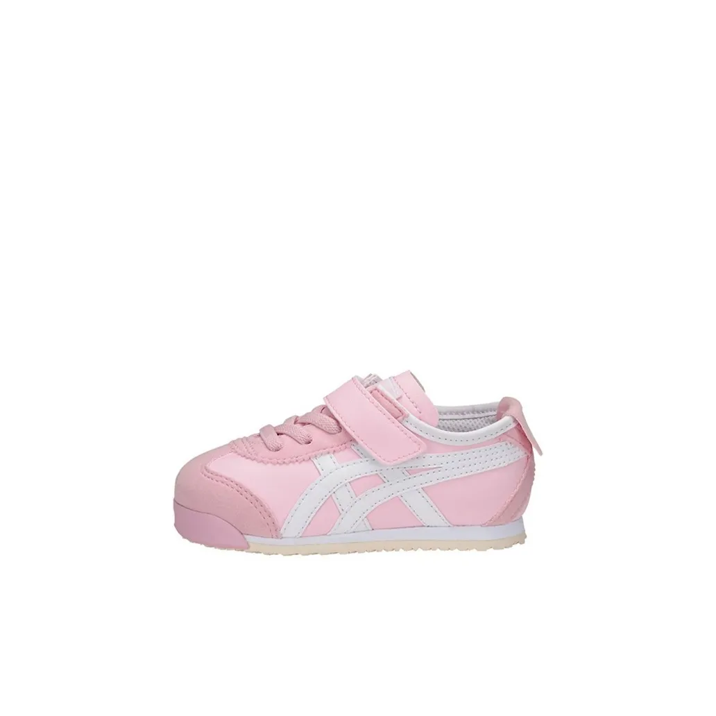 Onitsuka Tiger Mexico 66 Low Топ Спортивная Повседневная Обувь Розовая Для Малышей и Детей