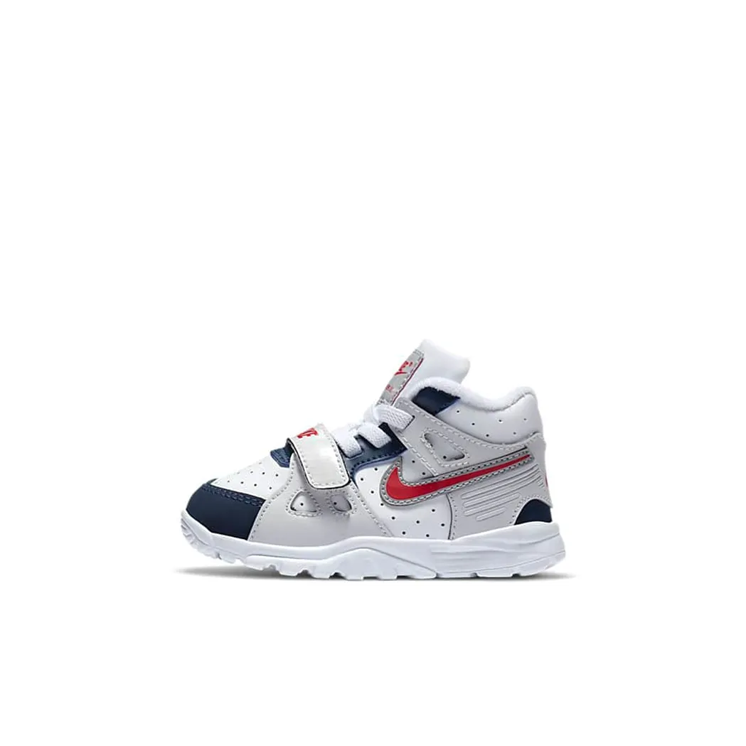 Nike Air Trainer 3 MID Топ Обувь для малышей Белый Синий Infant и Toddler
