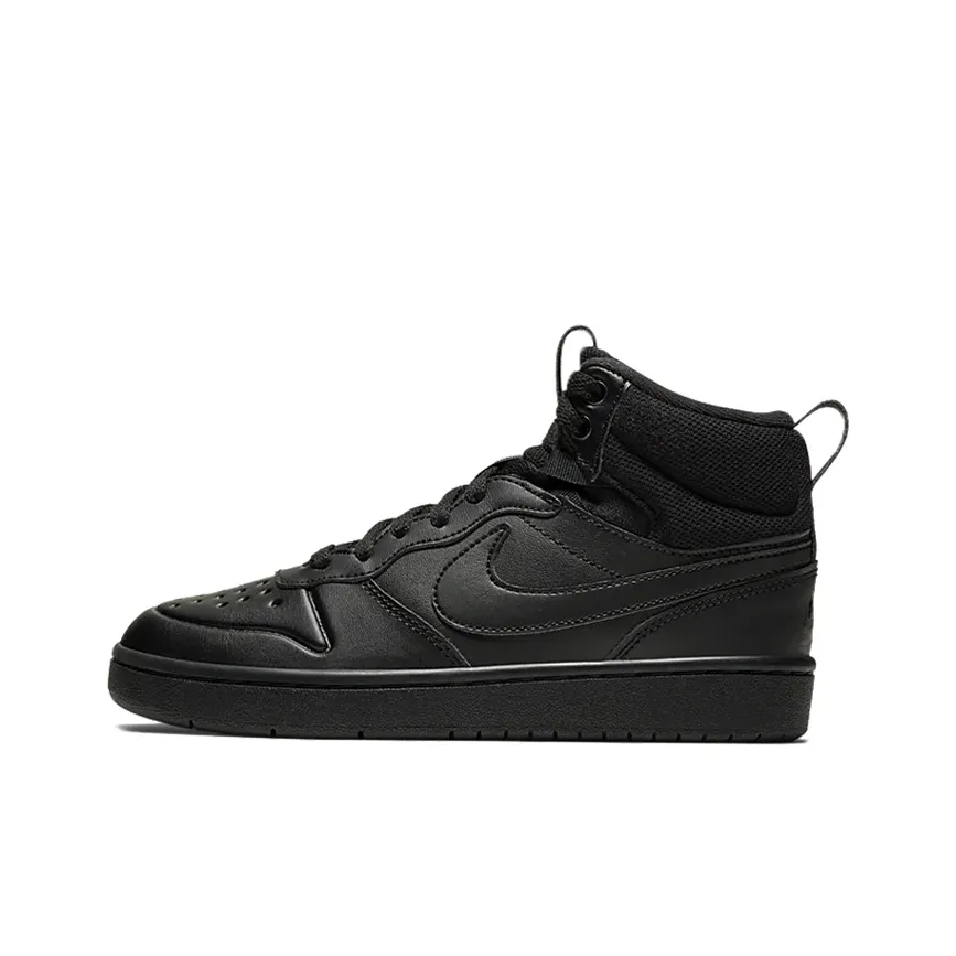 Nike Court Borough Mid2 MID Топ Скейтборд Кроссовки Черный Подростки
