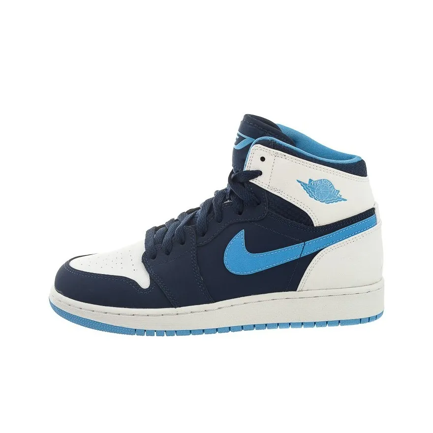 Jordan Air Jordan 1 Ретро Chris Paul High Топ Детские Баскетбольные Кроссовки Белый Синий Подростки