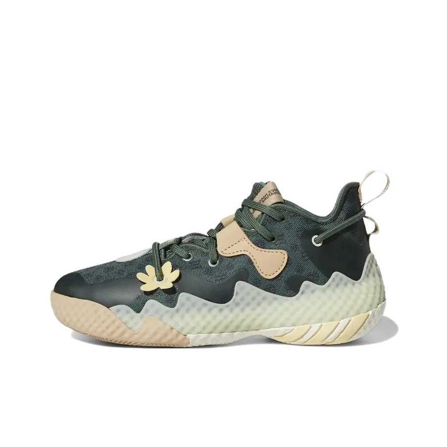 Adidas Harden Vol.6 Slip Resistant, Abrasion Resistant, Breathable Low Top Performance Basketball Shoes Green