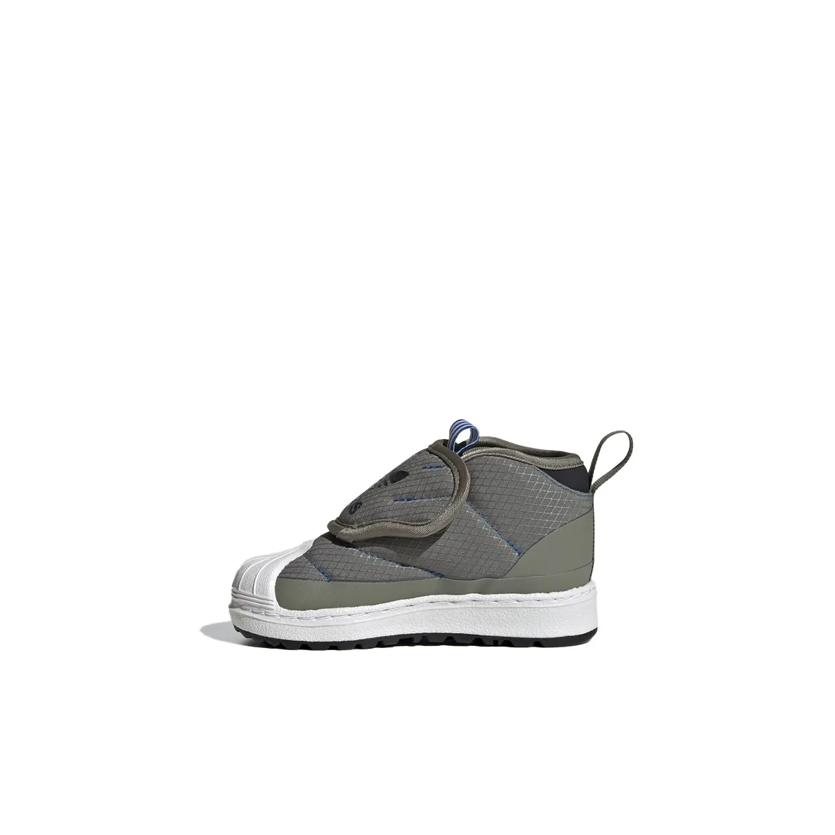 Adidas Originals Superstar Series Термический MID Топ Обувь для малышей Зеленый Infant и Toddler