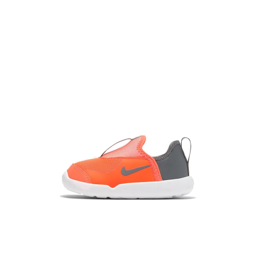 Nike Lil' Swoosh Slip-resistant Амортизация Устойчивость к истиранию Легкий Низкий Топ Малыш Обувь Серый Оранжевый
