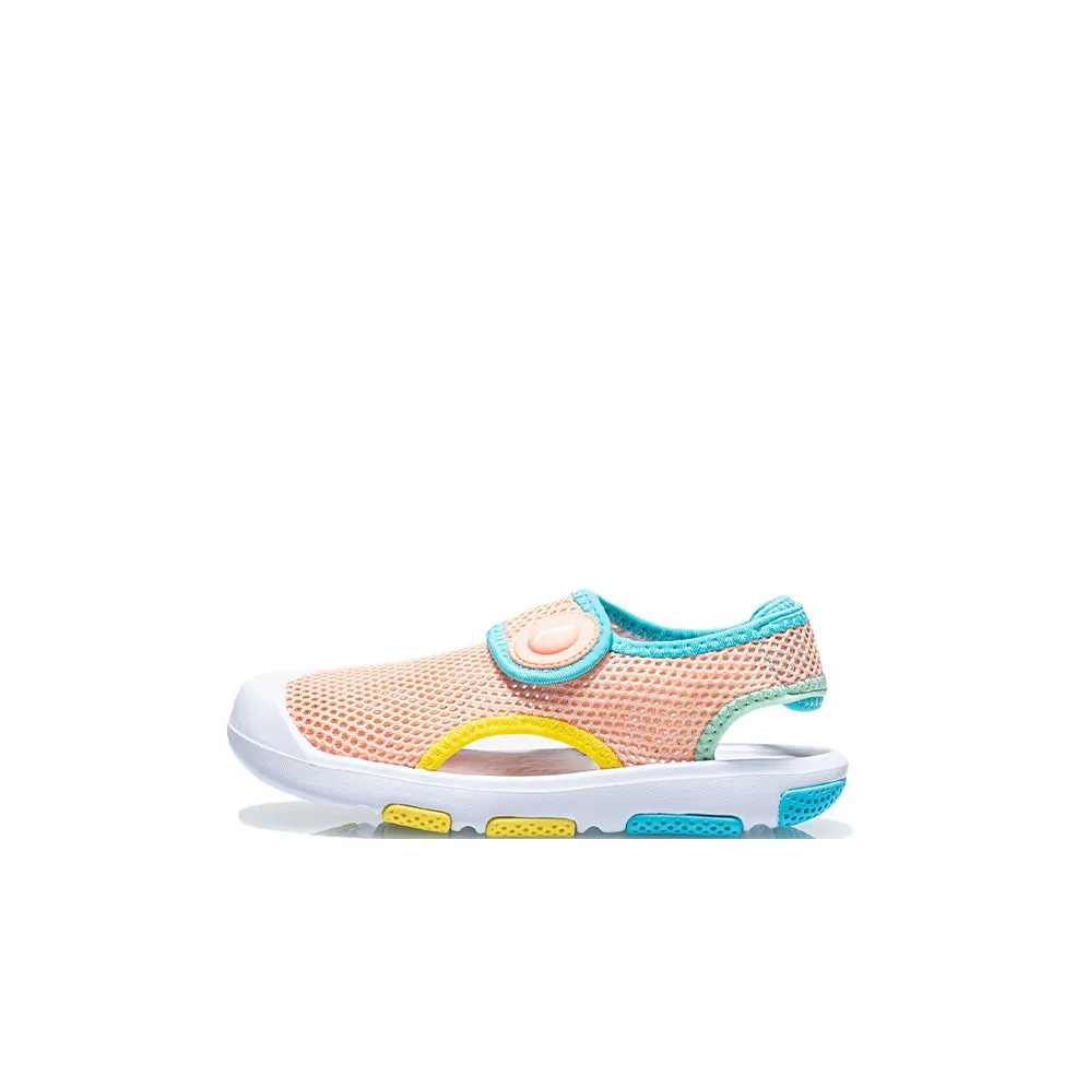 LINING YOUNG Противоскользящие устойчивые к истиранию детские сандалии оранжевого и желтого цвета для детей 3-7 лет