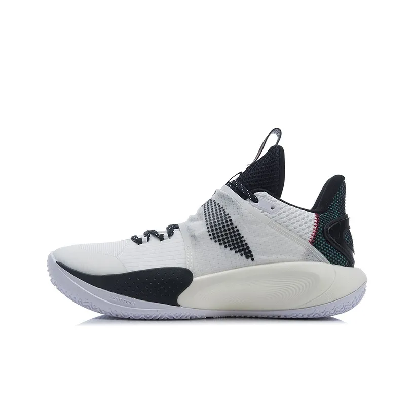 LINING Sonic 9 Youth Edition Low Топ Детские Баскетбольные Кроссовки Черный Белый