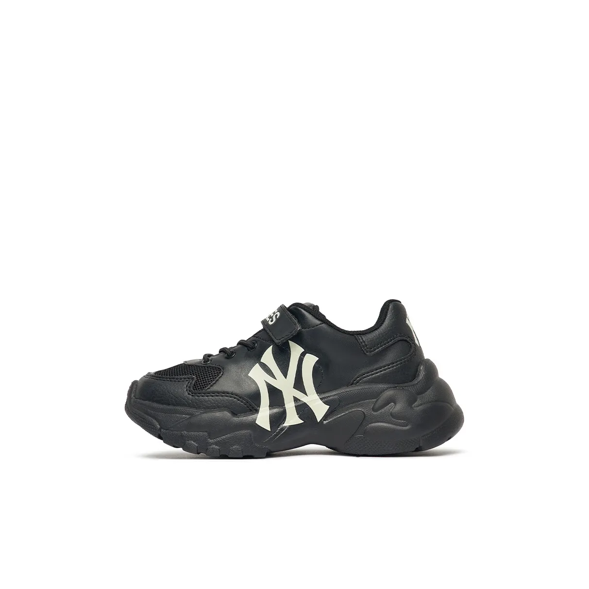 MLB KIDS Big Ball Chunky Abrasion Resistant Low Top Chunky Sneakers Black Kids'