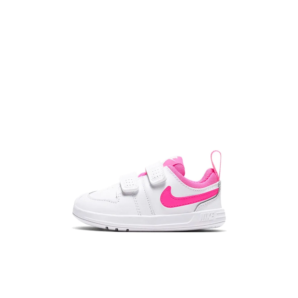 nike Pico 5 Нескользящий Легкий Низкий Топ Спортивная Повседневная Обувь Белый Розовый Младенец Wa Toddler